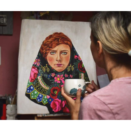 Słowianka , oryginalny obraz.