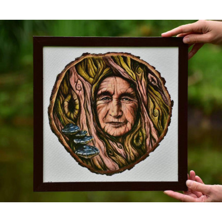 Drzewna Matka , wydruk na płótnie