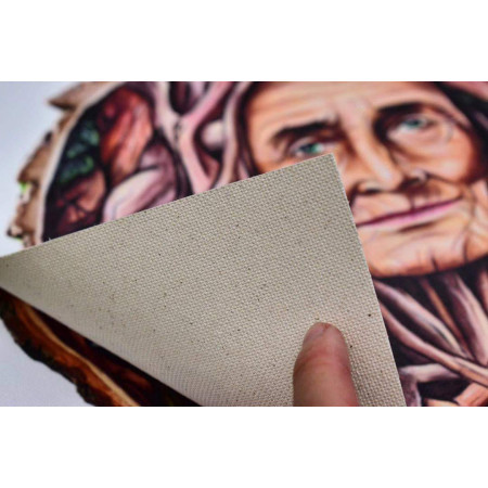 Drzewna Matka z lisem , wydruk na płótnie